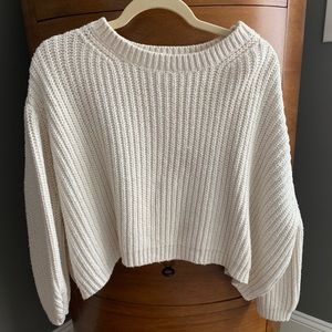 Anthropologie Cropped Sweater Size Small